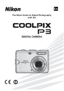 Nikon Coolpix P3 manual. Camera Instructions.